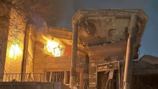 انهدام مقر پژاک و کومله در سلیمانیه | تصاویری از لحظه اصابت موشک را ببینید