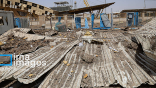 حمله هوایی دشمن به پایانه مرزی شلمچه