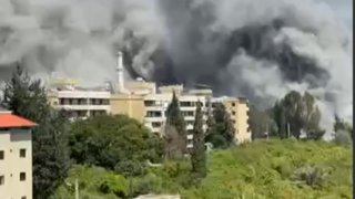 تصاویری دیگر از حمله هوایی رژیم صهیونیستی به ضاحیه بیروت