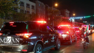 کاروان خودرویی تیپ ویژه نوپو یگان‌های ویژه فراجا در تهران