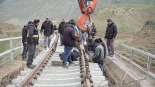 خط ریلی تهران ـ تبریز بازسازی شد