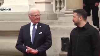 پادشاه سوئد از دست دادن با زلنسکی امتناع کرد!