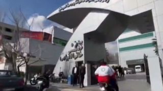 تصاویر دوربین های مداربسته از بیمارستان خاتم الانبیا