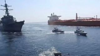 پاسخ نیروی دریایی سپاه به تیراندازی نیروهای آمریکا به کشتی تجاری ایران