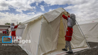 مانور امدادگران جمعیت هلال احمر