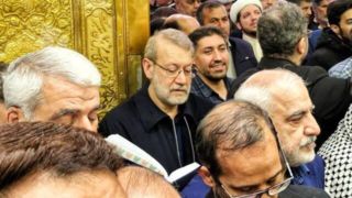 آخرین تشرف شهید لاریجانی در حرم علی ابن موسی الرضا(ع)