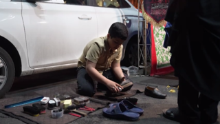کودک، اما بزرگ‌مردی با اراده