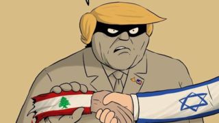 توافق لبنان و اسرائیل به روایت کاریکاتور