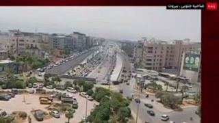 تصاویر زنده از تخلیه بیروت و ترافیک به سمت شمال تصاویر زنده از تخلیه بیروت و ترافیک به سمت شمال