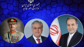 گفت‌وگوی عراقچی با عاصم منیر و اسحاق دار
