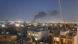 ستون دود در تهران ناشی از آتش سوزی است، نه انفجار ستون دود در تهران ناشی از آتش سوزی است، نه انفجار