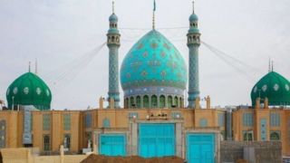حضور پرچم مسجد جمکران در رختکن تیم ملی فوتبال