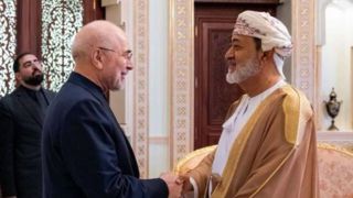 دیدار قالیباف و عراقچی با سلطان عمان