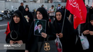 مراسم وداع با رهبر شهید انقلاب در مصلی تهران/۱ مراسم وداع با رهبر شهید انقلاب در مصلی تهران/۱