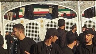 اولین تصویر از خودرو حامل پیکر رهبر شهید انقلاب اولین تصویر از خودرو حامل پیکر رهبر شهید انقلاب