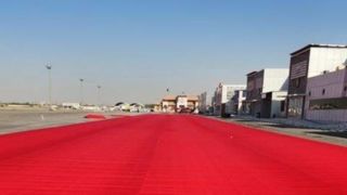 آماده سازی فرودگاه نجف برای استقبال رسمی از پیکر رهبر شهید