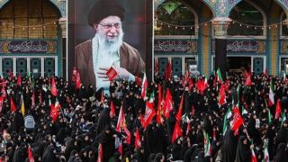 تشییع پیکر آقای شهید ایران در قم