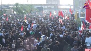 آغاز مراسم تشییع پیکر رهبر شهید امت در نجف اشرف