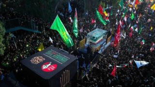 الحشد الشعبی: تعداد تشییع‌کنندگان قائد شهید در نجف تقریبا به ۳.۸ میلیون نفر رسید