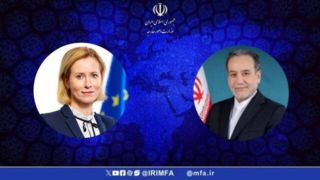 گفتوگوی تلفنی عراقچی و مسئول سیاست خارجی اتحادیه اروپا گفتوگوی تلفنی عراقچی و مسئول سیاست خارجی اتحادیه اروپا