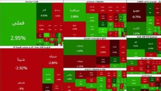 بورس هفته را نزولی آغاز کرد بورس هفته را نزولی آغاز کرد