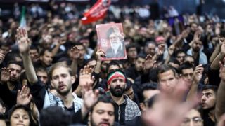 مراسم عزاداری اربعینِ هیأت های دانشجویی در جوار محل شهادت رهبر انقلاب