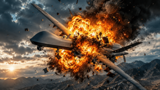 انهدام یک فروند پهپاد MQ۹ در شرق تنگه هرمز انهدام یک فروند پهپاد MQ۹ در شرق تنگه هرمز
