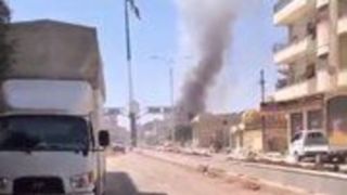 انفجار بزرگ در ادلب سوریه انفجار بزرگ در ادلب سوریه