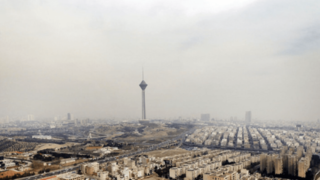 هوای تهران در مرز آلودگی هوای تهران در مرز آلودگی