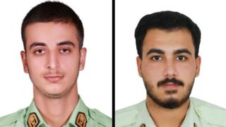 تصاویر دو مامور انتظامی به شهادت رسیده در حادثه تروریستی بمپور