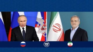 گفتگوی تلفنی پزشکیان و پوتین؛ تأکید بر تداوم همکاریهای ایران و روسیه گفتگوی تلفنی پزشکیان و پوتین؛ تأکید بر تداوم همکاریهای ایران و روسیه