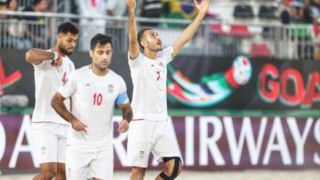 برد تیم ملی فوتبال ساحلی در ترنومنت بلاروس