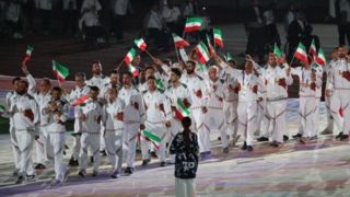 رژه ایران در افتتاحیه مسابقات پاراآسیایی ناگویا