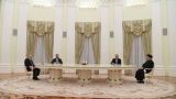 دیدار رئیسی با پوتین/ رئیسی: امیدواریم تلاش ها منجر به لغو تحریم‌ها شود