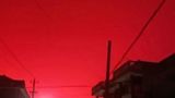 قرمز شدن آسمان در چین!