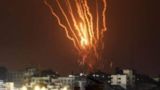 لحظه شلیک راکت‌ از غزه به سمت اراضی اشغالی رژیم اشغالگر قدس