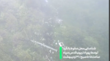 تصاویری از لحظه پیدا شدن لاشه بالگرد توسط پهپاد ایرانی