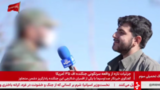 لحظه شکار یک موشک کروز حین مصاحبه صداوسیما با افسر شکارچی اف ۳۵ در جنگ رمضان