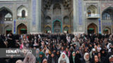  حال‌وهوای شب عید سعید غدیر در حرم امام رضا(ع)