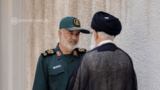 تصویری از گفت‌وگوی شهیدسلامی با رهبر شهیدانقلاب