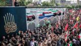 مراسم تشییع آقای شهید ایران در تهران
